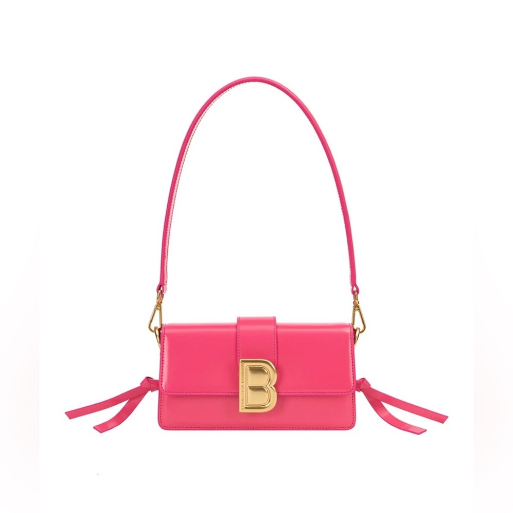 Brand New in box with tags-Medium Nia Bag in Pink with Gold Brass Hardware